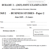 KCSE REVISION BUSINESS PP2